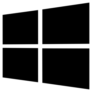 Windows logo - 2012 (black).svg